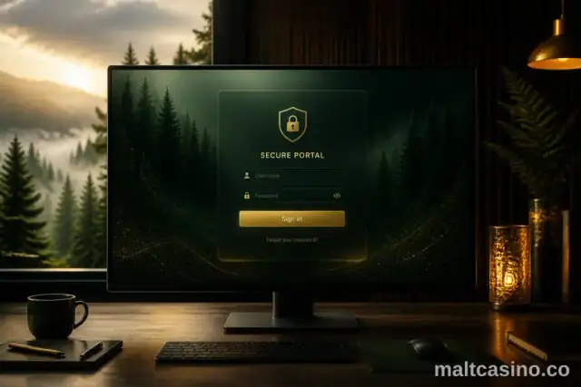 maltcasino ana portal ekranı